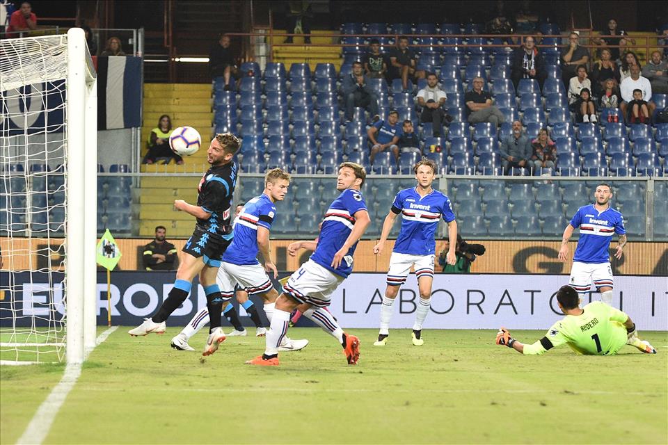 Calcio Napoli. Azzurri snaturati, confusi e nervosi: la Samp vince 3-0