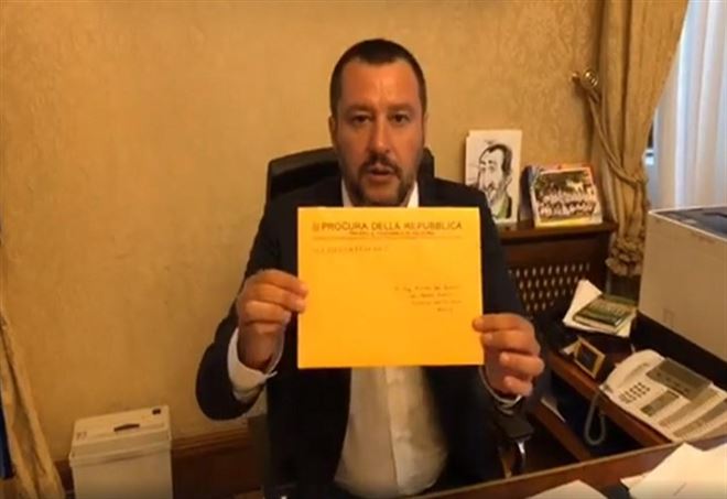 Salvini indagato attacca i giudici, il M5s prende le distanze