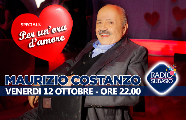 Radio Subasio ospita Maurizio Costanzo a Speciale Per Un'Ora d'Amore 