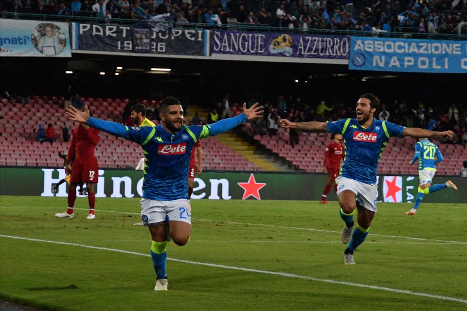 Calcio Napoli, azzurri monumentali: 1-0 al Liverpool vicecampione
