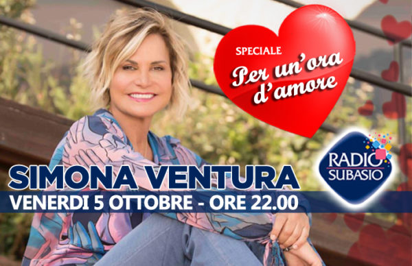 Simona Ventura inaugura la nuova stagione di Speciale Per Un'Ora d'Amore