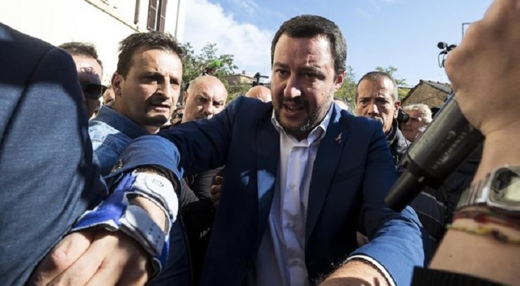 Afragola, il ministro dell'Interno Salvini incontra il sindaco Grillo