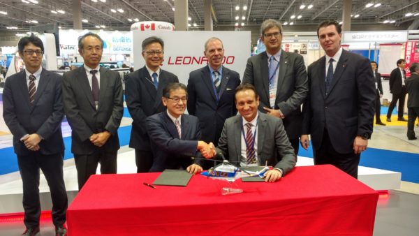 Leonardo e la Mitsui Bussan Aerospace firmano un contratto per quattro elicotteri