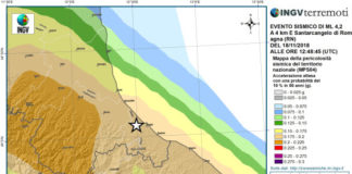 Terremoto in provincia di Rimini di magnitudo 4.2