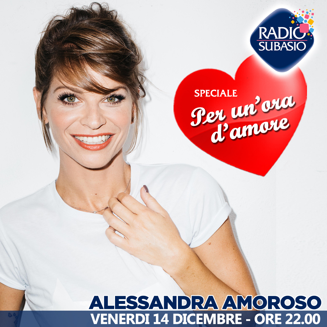 Alessandra Amoroso ospite a Radio Subasio per una serata top!