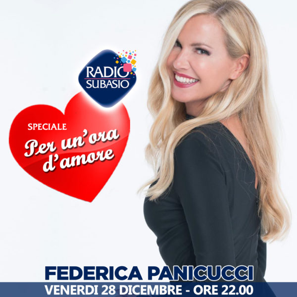 Radio Subasio: ‘Speciale Per Un’Ora d’Amore’ con Federica Panicucci