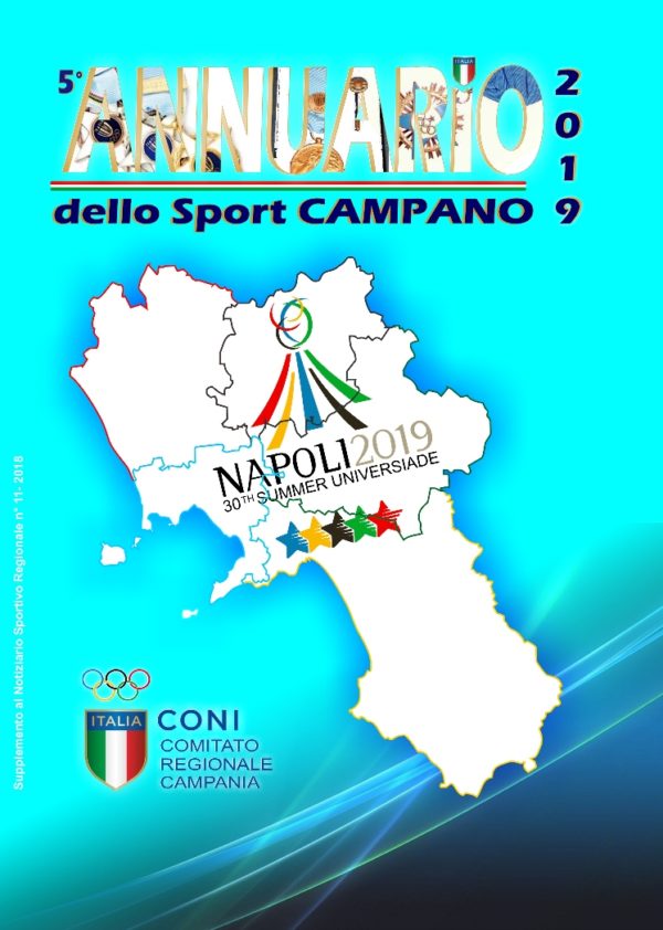 Coni Campania, al Circolo Posillipo per l'Annuario dello Sport Campano 2019