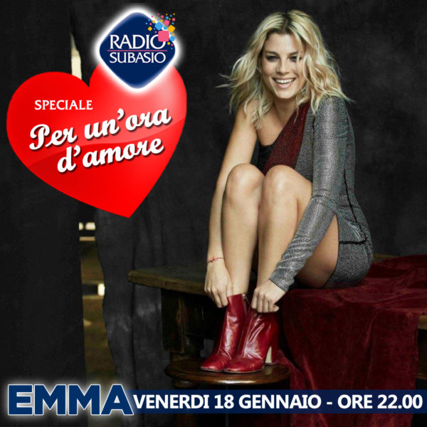 Radio Subasio: Speciale Per Un'Ora d'Amore con Emma Radio Subasio: Speciale Per Un'Ora d'Amore con Emma
