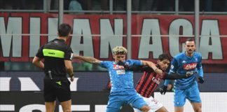 Calcio Napoli, il Milan blocca gli azzurri sullo 0-0