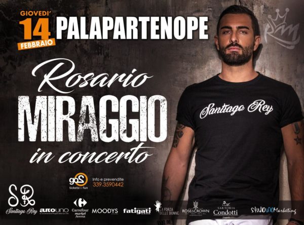 Rosario Miraggio presenta il concerto di San Valentino al Palapartenope