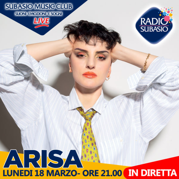 Radio Subasio: Arisa ospite a Subasio Music Club “Mi sento bene” 