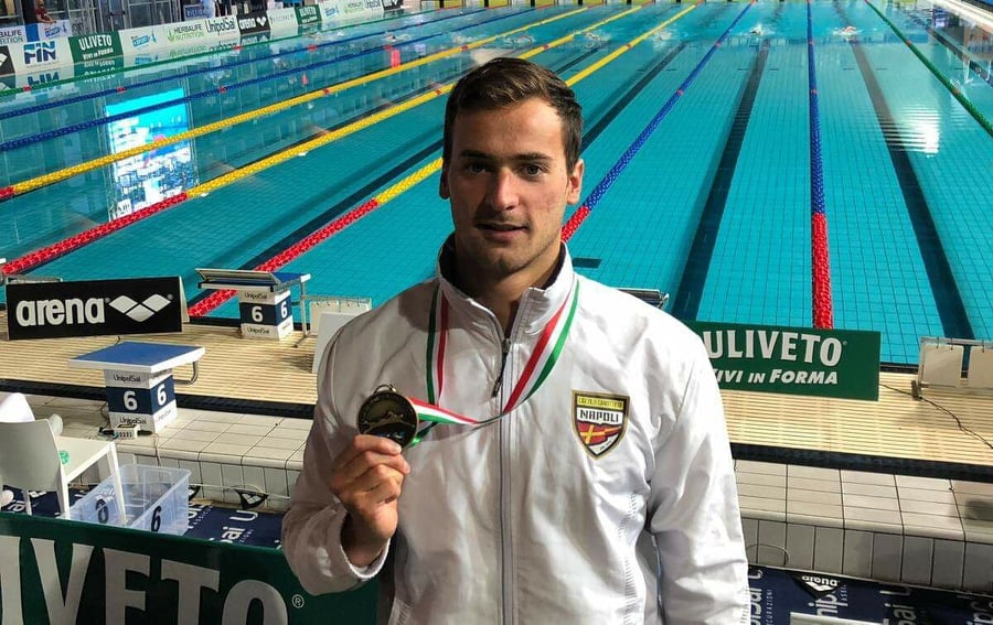 Nuoto: Domenico Acerenza terzo posto sugli 800 stile libero