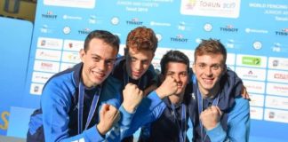 Sciabola, mondiali giovanili: il salernitano Michele Gallo campione a squadre