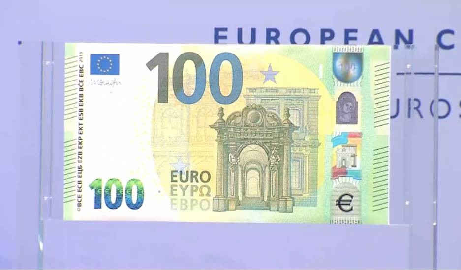 Образцы евро купюр. Банкнота 100 евро. Банкноты номиналом 100 евро. 200 Евро номинал. Купюра 100 евро нового образца.