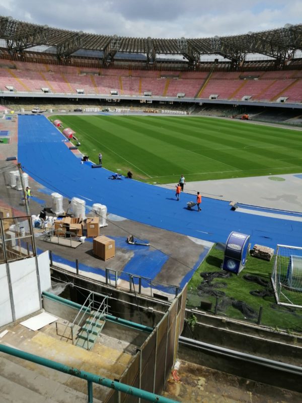 Stadio San Paolo: Non solo sediolini. Audio, luci e pista d'atletica pronti per le Universiadi