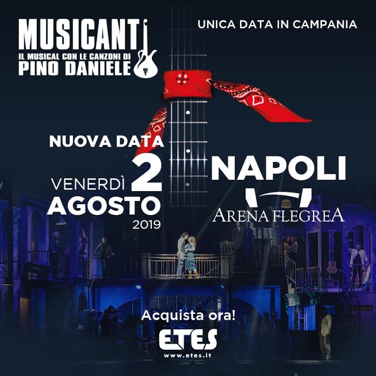 All'Arena Flegrea ritorna Musicanti, il musical con le canzoni di Pino Daniele