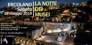 Notte Europea dei Musei 2019: al Parco Archeologico di Ercolano, dal 18 maggio