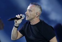Eros Ramazzotti: stop al tour per una operazione alle corde vocali