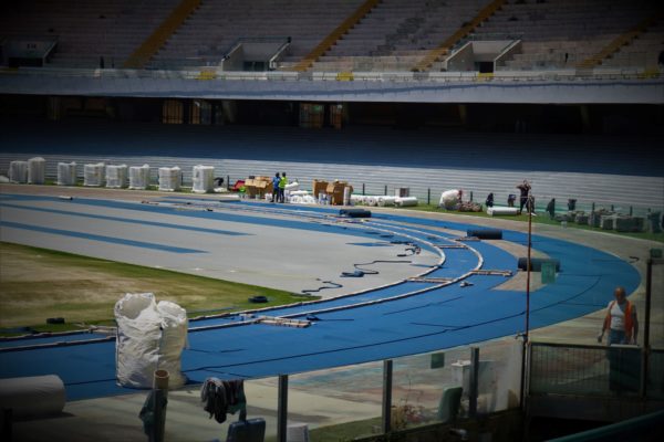 Universiade, Stadio San Paolo: Si lavora anche di notte in tutti i cantieri
