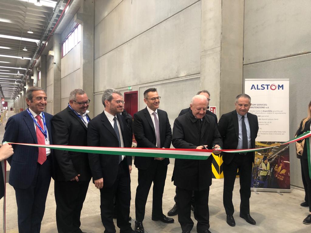Alstom: inaugurata a Nola una nuova area dedicata alla manutenzione 4.0