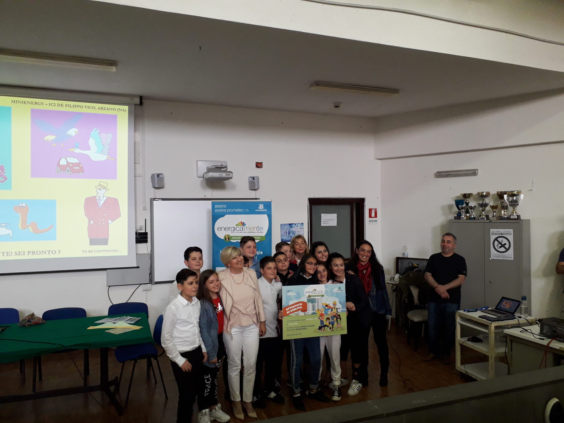 L'Istituto De Filippo-Vico di Arzano vince il concorso educativo 'Energia in Squadra'