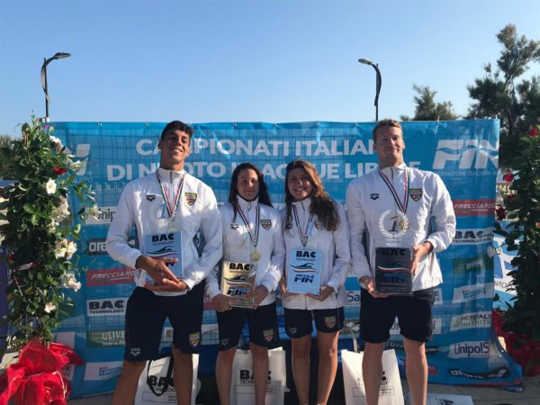 Circolo Canottieri Napoli: Due ori ai Campionati Assoluti di Nuoto Acque Libere