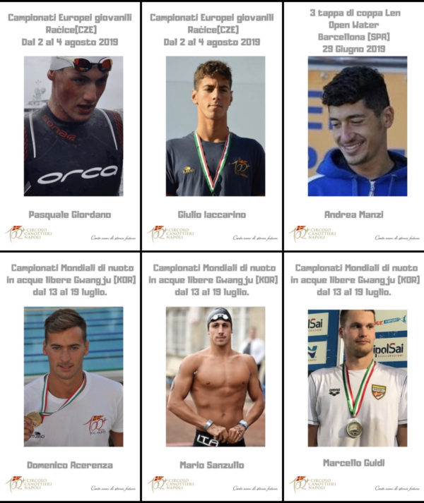 Nuoto: Gli atleti del Circolo Canottieri Napoli convocati per le gare internazionali