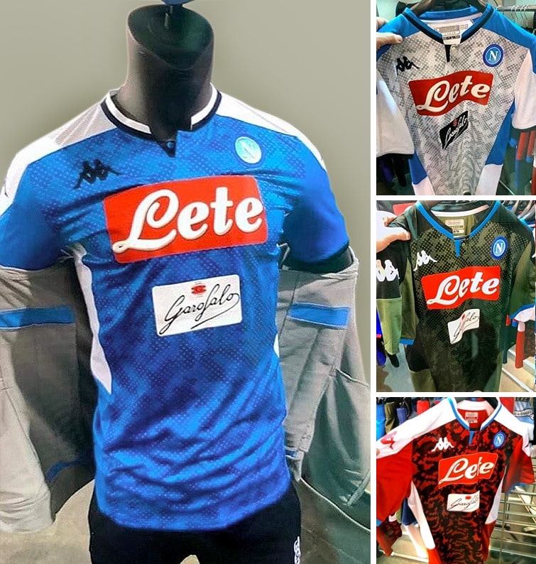 Calcio Napoli, spunta dai social la nuova maglia: sarà azzurra con fasce bianche