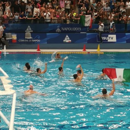 Universiade, finale di pallanuoto maschile: E' oro per l'Italia