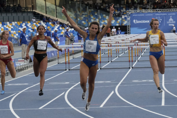 Universiade, Atletica: Oro per Luminosa Bogliolo. Venerdì e sabato le finali di Tennis sul Lungomare