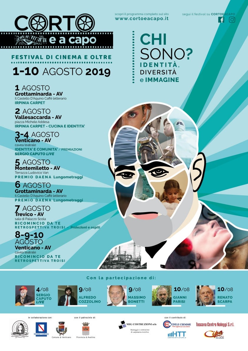 Venticano, arriva Corto e a capo: speciale Massimo Troisi e live di Sergio Caputo 