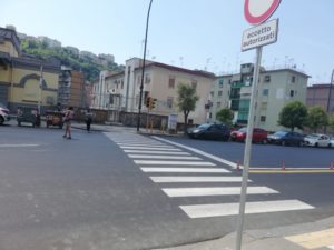 Fuorigrotta, Municipalità 10: interventi di sistemazione degli attraversamenti pedonali [video]
