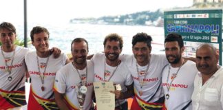 Capri-Napoli 2019 non competitiva. Vince la staffetta del Circolo Canottieri Napoli