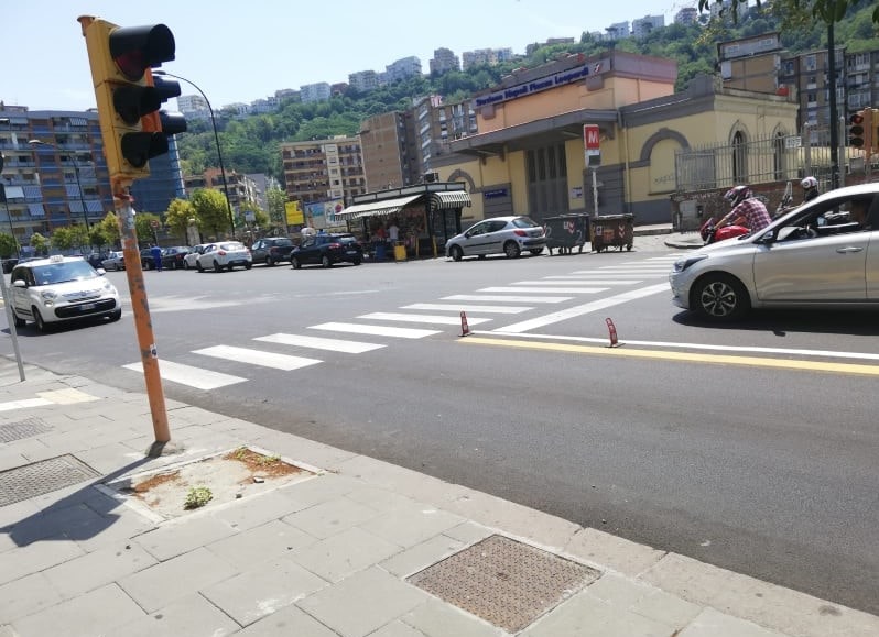 Fuorigrotta, Municipalità 10: interventi di sistemazione degli attraversamenti pedonali [video]