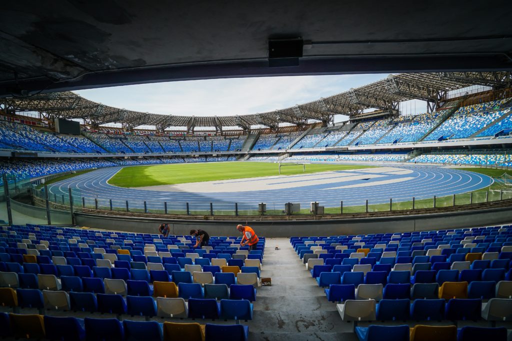 Stadio San Paolo: Completato il montaggio dei seggiolini. Basile soddisfatto