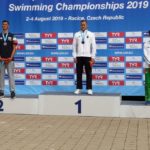 Nuoto, Pasquale Giordano del Canottieri Napoli vince l’argento al Campionato Europeo Racice 2019
