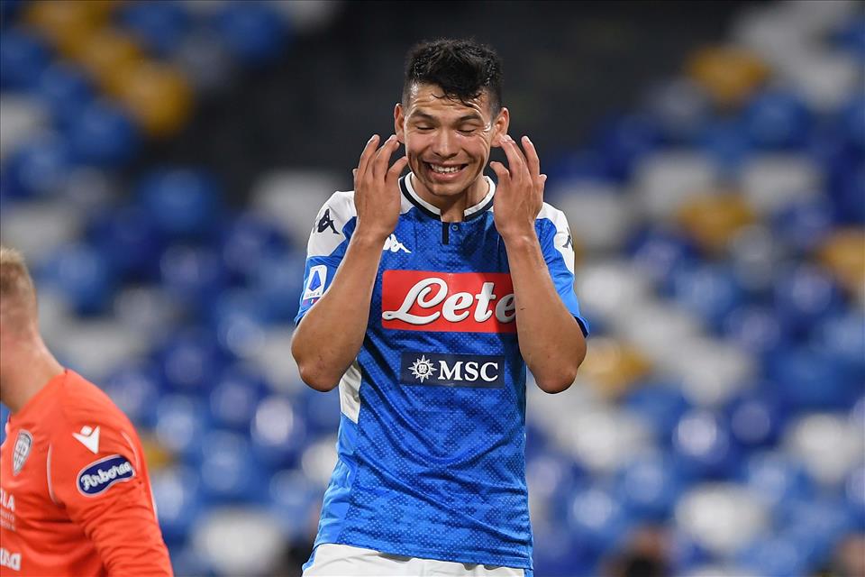 Calcio Napoli: stop di almeno 3 settimane per Lozano