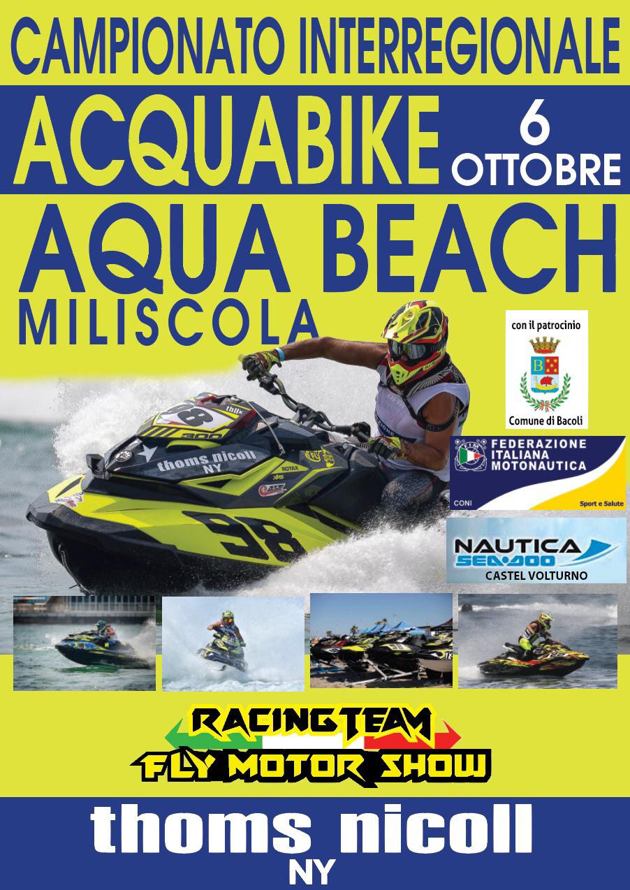 Aquabike, team Fly Motor Show Thoms Nicoll: titolo tricolore a Richard Ingarra