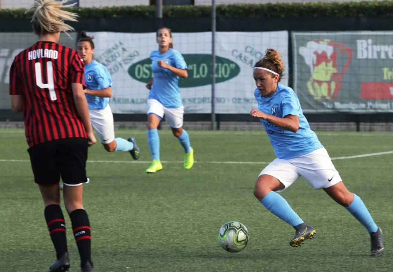 Napoli Calcio femminile: grande festa a Sedriano con il fortissimo Milan