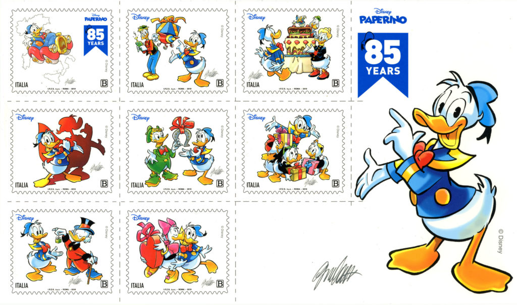 Poste Italiane: Ecco il francobollo dedicato a Paperino e al fumetto Disney in Italia