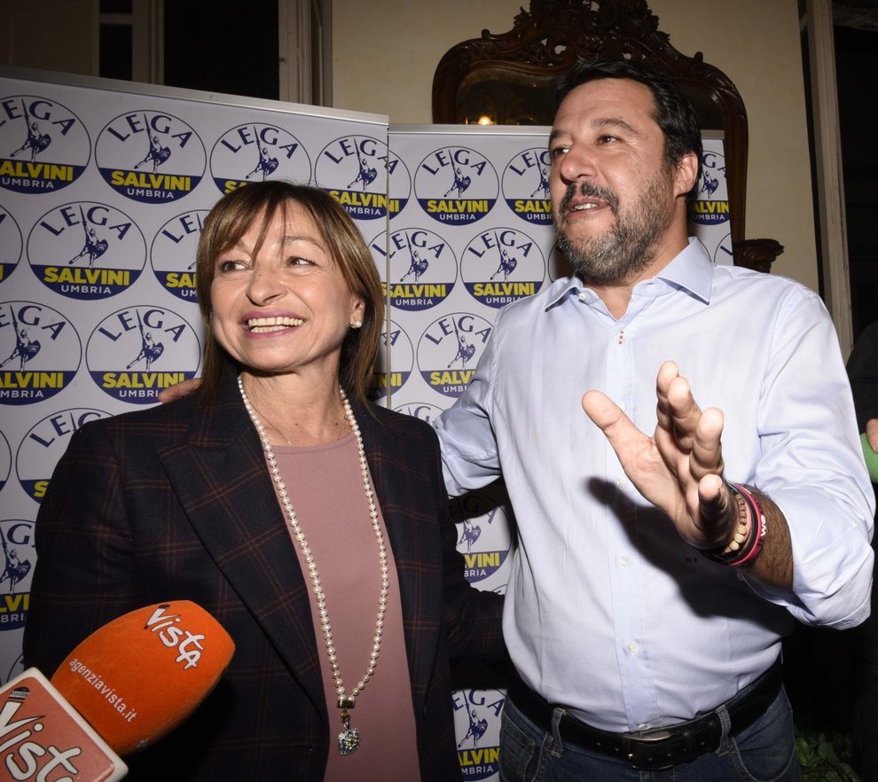 Elezioni regionali in Umbria, trionfa il centrodestra con Donatella Tesei