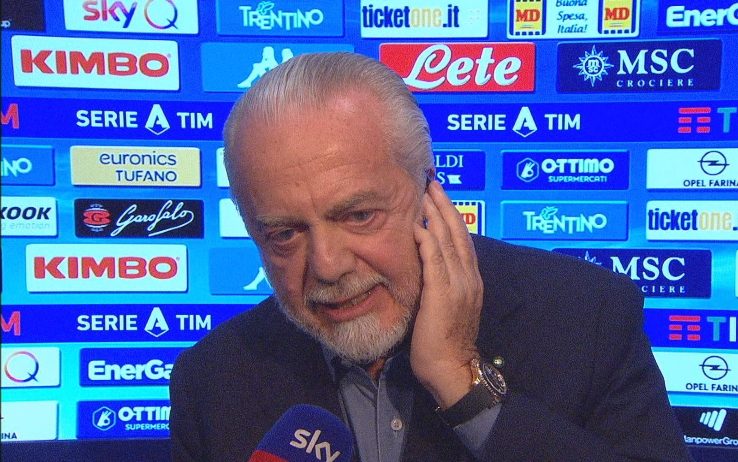 Calcio Napoli, De Laurentiis contro gli arbitri: 