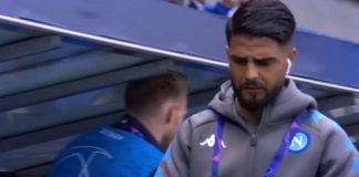 Calcio Napoli, Insigne va in tribuna e il fratello di sfoga sui social