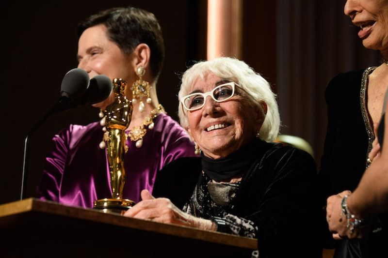 Lina Wertmuller: la grande regista ha ricevuto il meritato Oscar alla Carriera