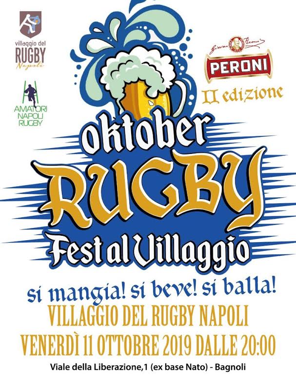 L'Oktober Rugby Fest dell'Amatori Napoli con Edoardo Bennato