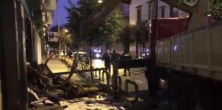 Afragola: bloccano la strada con 3 bus per sradicare uno sportello atm