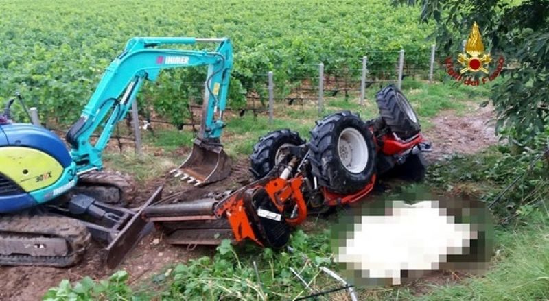 Tragedia nel Sannio, si ribalta un trattore: morta bracciante 56enne