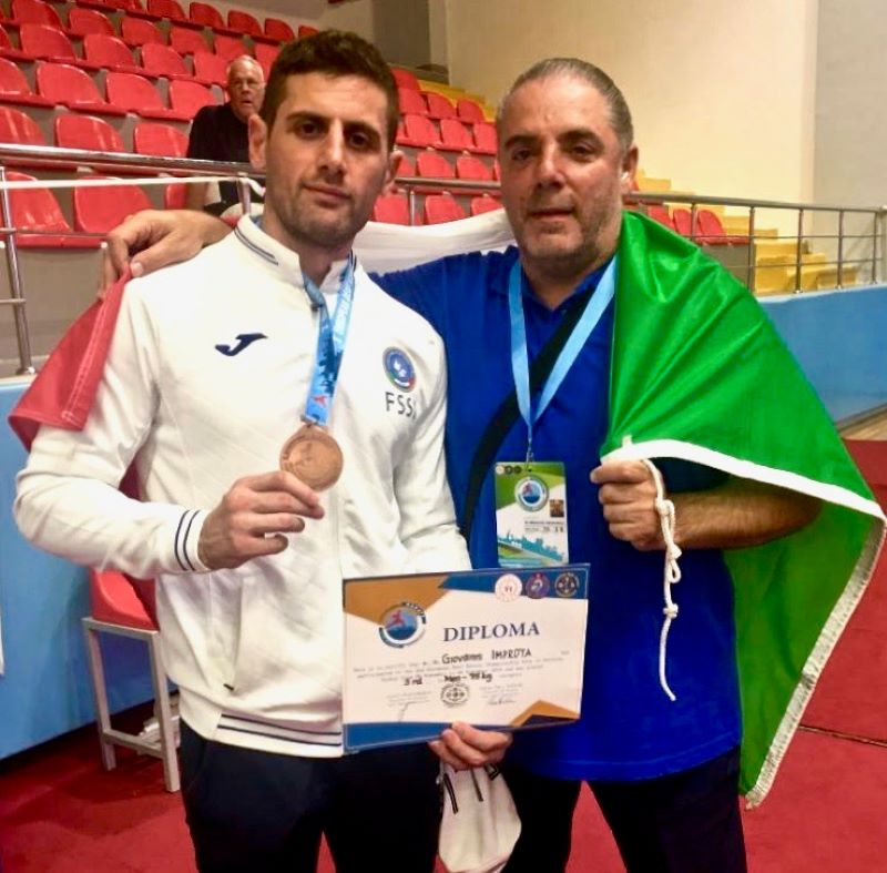 Campionati Europei FSSI 2019 in Antalya: medaglia di bronzo per Giovanni Improta nel karate