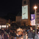 Folla di turisti lungo Corso Italia per il  Cortina Fashion Weekend 2019