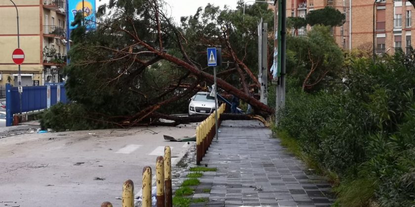 Maltempo gravi danni a Napoli e in provincia. La Protezione Civile: "Prestare massima attenzione"